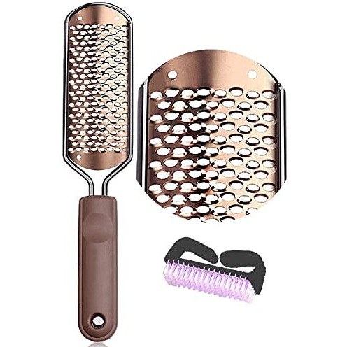 Dr Foot | Foot Scrubber For Dead Skin | Heel Scrubber For Feet | Pedicure Tools | Foot Filer For Dead Skin Removal | Foot Scrubber For Cracked Heels | Leg Scrubber For Dead Skin | 1 Free Brush