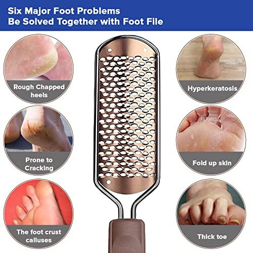 Dr Foot | Foot Scrubber For Dead Skin | Heel Scrubber For Feet | Pedicure Tools | Foot Filer For Dead Skin Removal | Foot Scrubber For Cracked Heels | Leg Scrubber For Dead Skin | 1 Free Brush