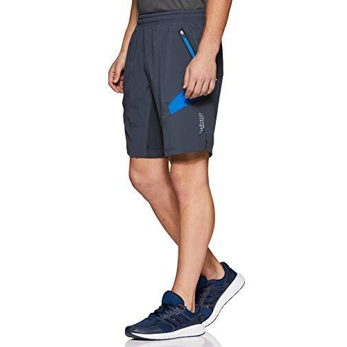 Van Heusen Men Shorts - 100% Polyester - Swift Dry, Mesh Panel, Lightweight_51002_Anthra_Xxl