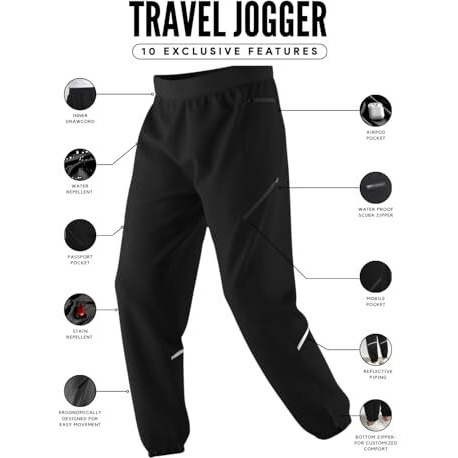 Nobero Men's Straight Sweatpants (1M-Bwjg-R0137_Black, Mid Rise, Xl