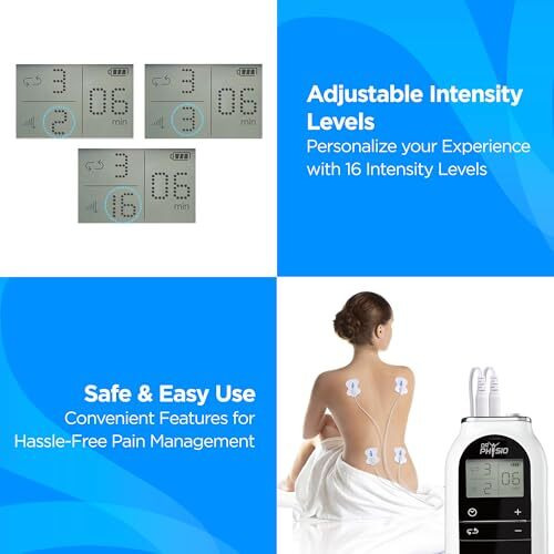 Dr Physio Electrical Nerve Stimulation Pulse Massager Digital Massage Machine For Body Blood Circulation (White)