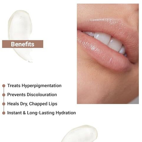 Sereko Pigmentation Repair Lip Balm For Dark Lips With Kojic Acid, Vitamin C & Mango Seed Butter | Brightens Dark & Discoloration Lips, 24H Hydration, Lock Moisture | For Women & Men | Affogato - 8Gm