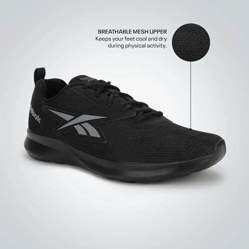 Reebok Men's Sports Shoe | Flylite Voyager | Running Shoe | Ideal For Running & Gym Black Uk 10