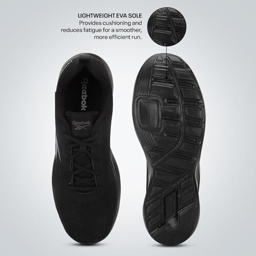Reebok Men's Sports Shoe | Flylite Voyager | Running Shoe | Ideal For Running & Gym Black Uk 10