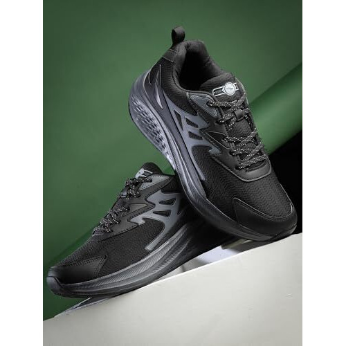 Asian Men Boss-03 Running And Casual Wear Running Shoes With Laces, Lightweight And Comfortable Shoes For Men & Boys, Ideal For Sports, Gym, Walking, And Daily Use