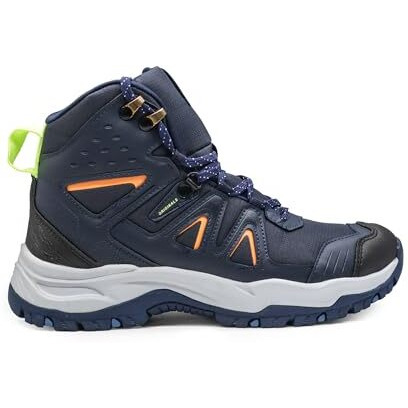 Asian Everest-24 Trekking Shoes For Men Hiking Shoes For Men For Outdoor Light Weight Anti Skid Boot Shoes For Men For Comfortable Hiking Trekking Shoes Men And Boys With Phylon Sole Navy Orange