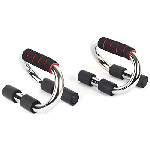 Gocart With G Logo Push Up Bar Home Gym Exercise Fitness Equipment (S-Shap)