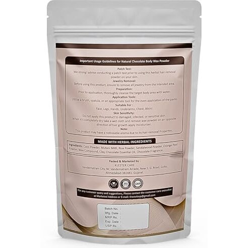 Outsup Wax Powder For Hair Removal For Women & Men | Painless & Quick Solution For Hair Removal Chocolate Flavor With No Harmful Chemicals, Irritation, Skin Rashes & No Side Effects - 100Gm
