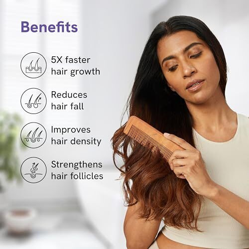 Be Bodywise Hair Growth Pack, 30 Day Pack, Biotin Hair Gummies (30 Gummies) & Rosemary Hair Growth Serum (Roll-On) 30Ml, For Hair Fall & Hair Thinning - Grams