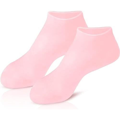 Silicon Heel Socks Heel For Crack Spa Gel Socks For Women And Men, Feet Protector Crack Heel Repair Socks With Moisturizing Natural Oil And Vitamin E Repair Dry (Pack Of 1)
