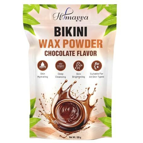 Himayya Bikini Powder Wax For Womens Chocolate Flavour | 10-Min Painless Hair Removal Wax Powder For Women,S For Legs, Arms & Bikini Area | Herbal Wax Powder For Women,S With No Harmful Chemicals, No Irritation, No Skin Rashes - 120 Gm  120G Pack