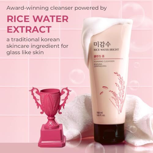 The Face Shop Rice Water Face Wash150 Ml | Face Wash For Glowing Skin | Cleanser For Uneven Skin Tone | Korean Skin Care