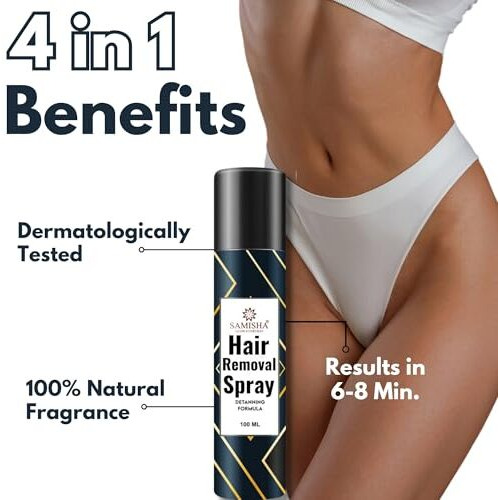 Hair Removal Spray - Hair Removal Spray For Women Private Part, Hair Remover Spray For Women, Instant Hair Removal Cream Spray - 1 Count