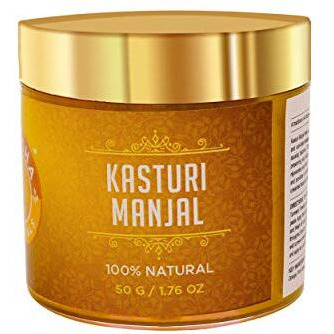 Shesha Ayurveda Natural Kasturi Manjal/Wild Turmeric Powder For Skin For Naturally Glowing Skin A Traditional Powder For A Healthy Complexion- 50 G)