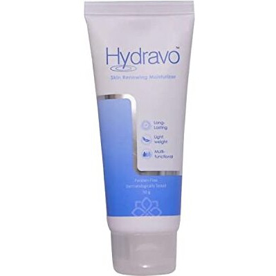 Hydravo Skin Renewing Moisturizer Cream | Long Lasting, Light Weight And Paraben Free (50 G)