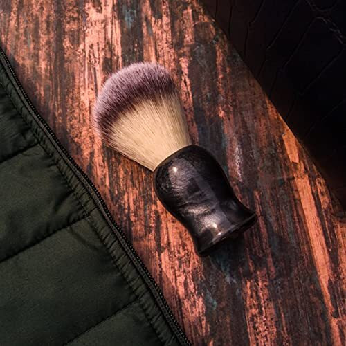Rubab Men Luxuriously Soft Shaving Brush For Men |Bomber Edition| Experience Premium Cruelty-Free Bristles And Stylish Grey Bomber-Toned Ergonomic Handle | Hand-Crafted With Passion In India
