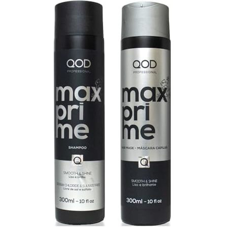 Qod Professional Max Prime After Treatment Shampoo & Hair Mask 300Ml | Sulphate Free | Sodium Chloride Free