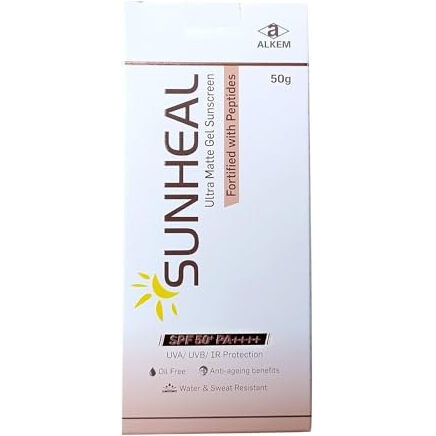 Acti Biotic Alkem Sunheal Ultra Matte Sunscreen Spf 50+ Pa++++ (50 Gm), All