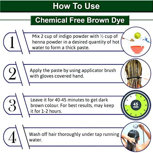 Florecer Organic Indigo Powder For Hair Black, Triple-Sifted & Microfine, Indigofera Tinctoria Powder For Natural Hair Coloring, 100G