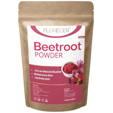 Florecer Organic Beetroot Powder For Face, Skin & Hair And Lips- 100 Gram