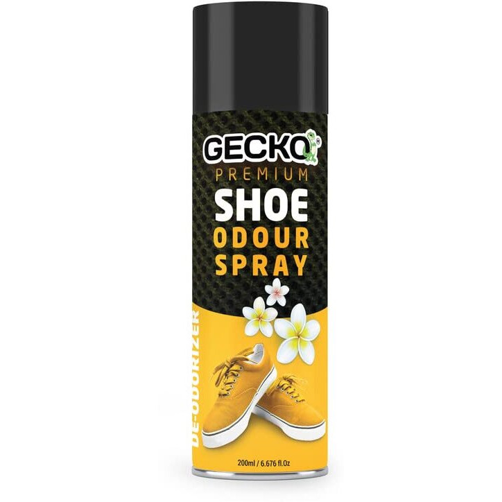 Gecko Natural Shoe/Sneaker Spray |Shoe Spray Odour Eliminator Spray | Shoe Odour Eliminator| Shoe Sneaker Cleaner | Shoe Smell Eliminator | Shoe Odour Eliminator For Shoes - Formulation 101 X