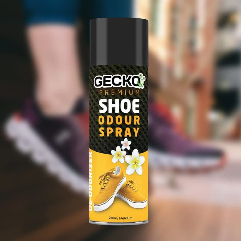 Gecko Natural Shoe/Sneaker Spray |Shoe Spray Odour Eliminator Spray | Shoe Odour Eliminator| Shoe Sneaker Cleaner | Shoe Smell Eliminator | Shoe Odour Eliminator For Shoes - Formulation 101 X