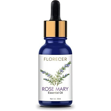 Florecer Rosemary Essential Oil For Hair, Face, Skin| Oil For Skin Glow And Hairs|100% Pure And Natural - Therapeutic Grade- 30 Ml