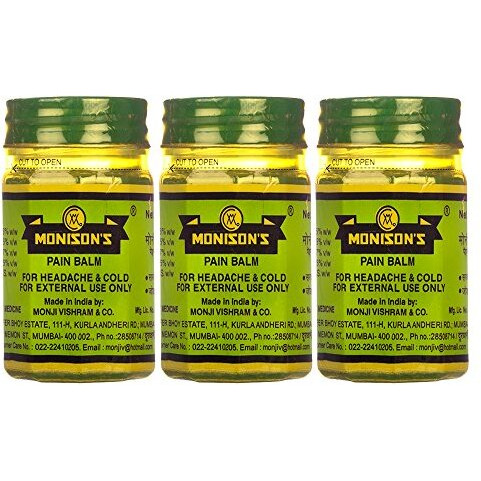 Monisons Pain Balm, 100Gm (Pack Of 3)