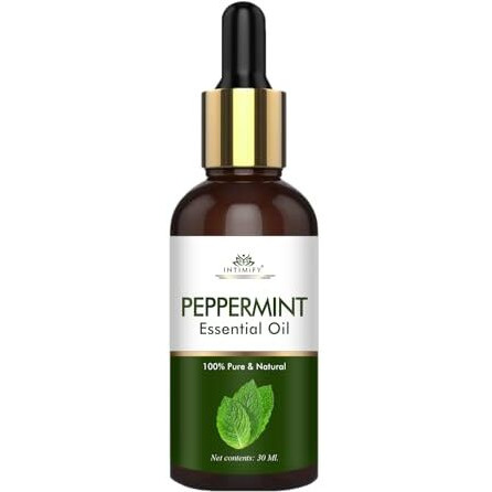 Intimify Peppermint Oil, Peppermint Essential Oil, For Rats, Hair Growth, Cold, For Ants & Insects (30 Ml)