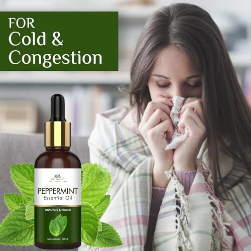 Intimify Peppermint Oil, Peppermint Essential Oil, For Rats, Hair Growth, Cold, For Ants & Insects (30 Ml)