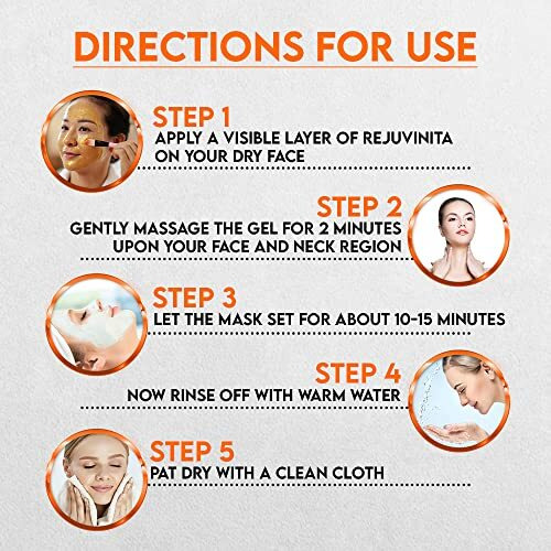Vanaura Organics Rejuvinita 4 In 1 Organic Gel-(Massage Gel,Leave On Mask,Cleanser, Soap Free Wash)