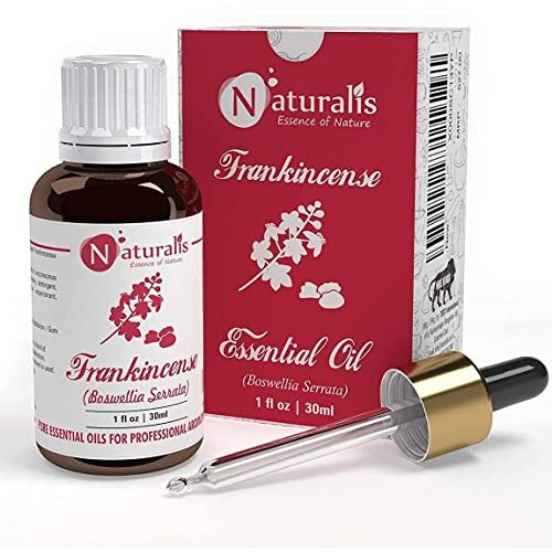 Naturalis Frankincense Oil - Pure And Undiluted Frankincense Essential Oil For Skin Tightening, Fine Lines, And Aromatherapy Benefits - Frankincense Oil For Face - 30Ml