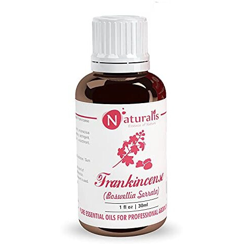 Naturalis Frankincense Oil - Pure And Undiluted Frankincense Essential Oil For Skin Tightening, Fine Lines, And Aromatherapy Benefits - Frankincense Oil For Face - 30Ml