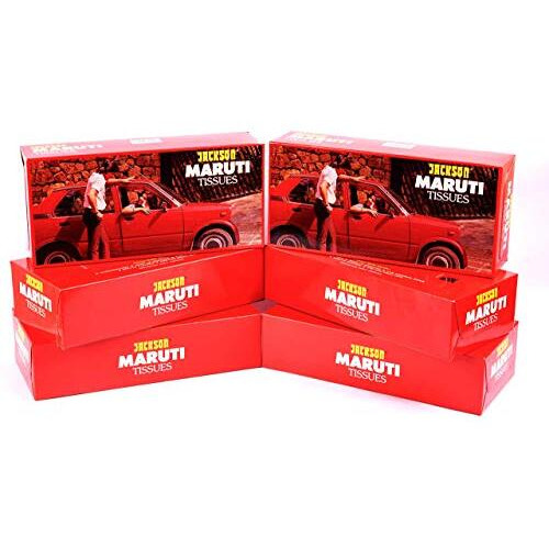 Jackson Maruti Facial Tissue 2 Ply (Box Of 6) 100 Pulls Per Box - Total 600 Pulls Guaranteed