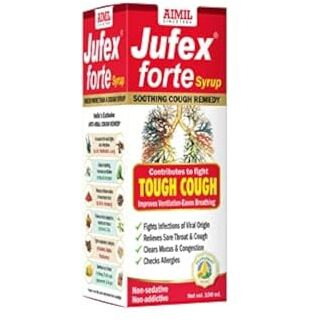 Aimil Jufex Forte Syrup - 100Ml | Ayurvedic Herbal Syrup (Pack Of 1)