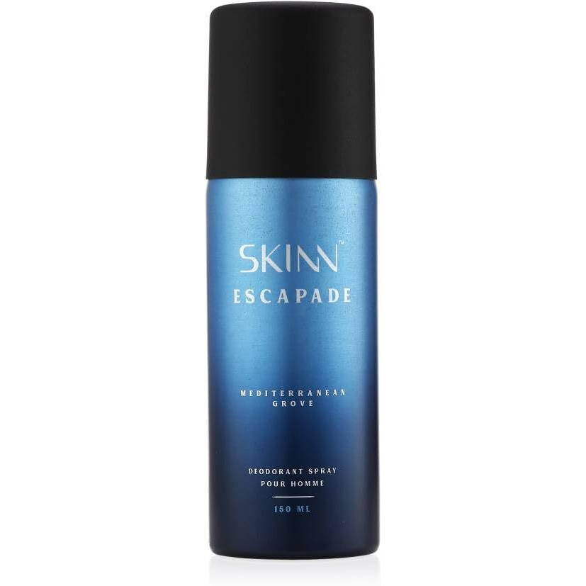 Skinn By Titan Escapade Mediterranean Grove Deodrant | Deodrant For Men | 150Ml Deo Body Spray | 24 Hour Long Lasting Fragrance | Men's Grooming |