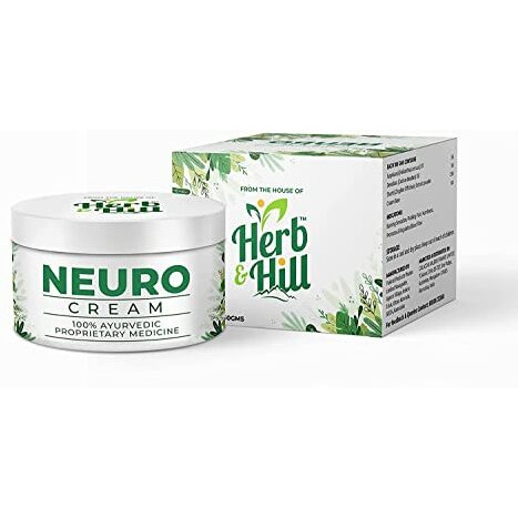 Herb & Hill Neuro Cream | Ayurvedic Cream For Better Circulation In Hands & Legs | Hand & Leg Massage Cream - 50 Gms.