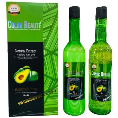 Color Beaut Natural Extract Healthy Hair Dye For Both Men, Women Black Hair Color (1000 Ml) Black