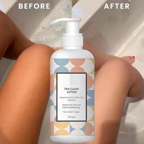 Zealsea Instant Tan Removal Cream For Dark Body Parts Like Face, Neck, Ankles, Knuckles, Armpits, Joints, Thighs & Elbows | Skin Exfoliant De Tan Cream (1 - Pack)