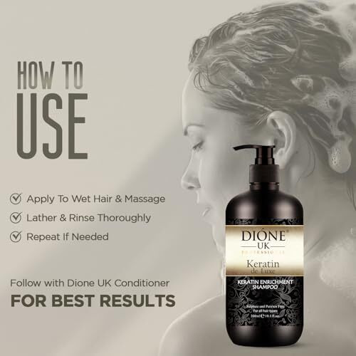 Dione Uk Keratin Enrichment Hair Shampoo (300 Ml)