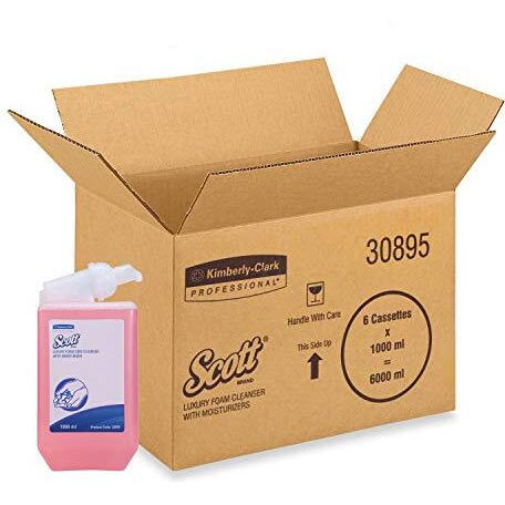 Scott Luxury Foam Soap For Hotels And Offices By Kimberly Clark-30895 A (1L)-Pack Of 6