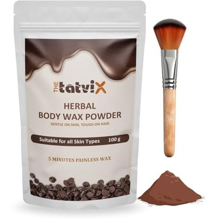 Thetatvix Wax Powder For Women & Men  Painless & Instant Hair Removal For All Skin Types, Including Bikini, Private, Intimate, Legs, Underarms, And Hands