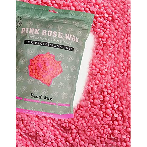 Urbanmac Hard Beans Wax With 20 Pcs Wooden Stick For Womens Full Body Hair Removal Wax (1Kg) Multicolor