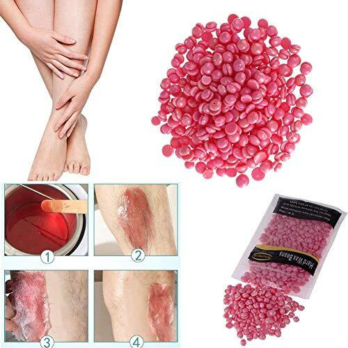 Urbanmac Hard Beans Wax With Wooden Stick For Full Body Hair Removal Wax (100 G) Multicolor, Women