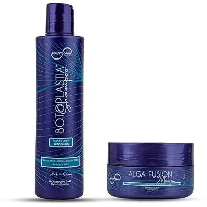 Beauty Gang Experts Combo Of Botoplastia Shampoo 300 Ml And Alga Fusion Mask 250 Gm For Smooth, Silky And Radiant Hair