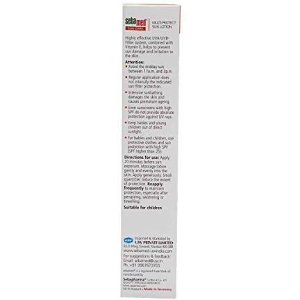 Sebamed Sunscreen Spf 50 Lotion 150Ml - Dry