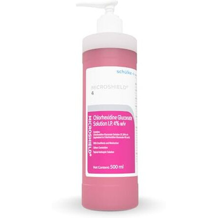 Microshield Schulke Microshield 4 Handwash Solution|Medical Grade Disinfectant Handwash-500 Ml