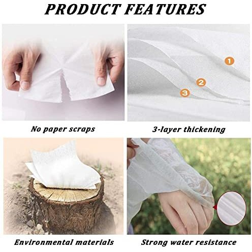 Automaze 100 Pulls Each 2 Ply M-Fold Soft Tissue Paper For Refilling Tissue Boxes (Pack Of 10)