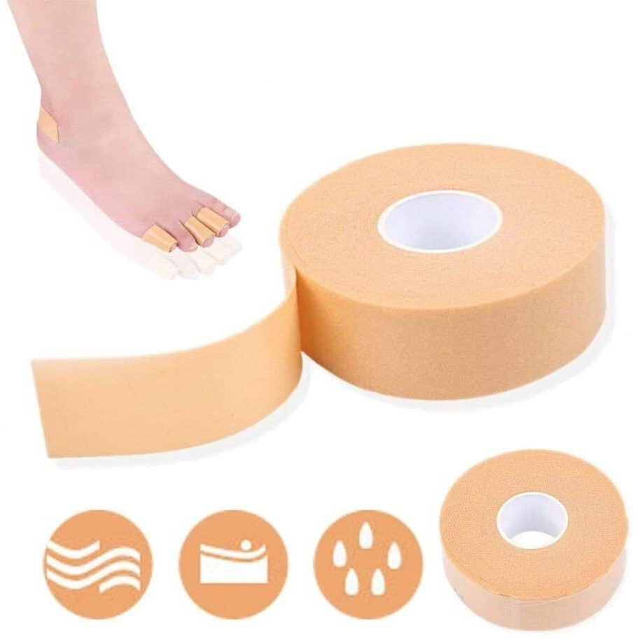 Alokah Multipurpose Waterproof Rolls Foot Care Sticker Heel Grip Tape Hand Foot Care Protector Anti Slip Feet Pad Heel Insole Cushion Shoe Insert For Skin Tape (Multi)