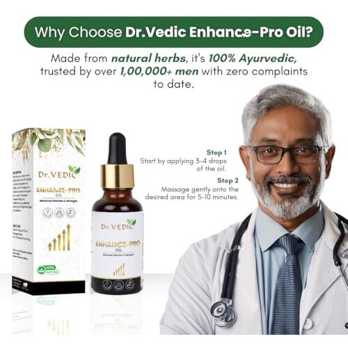 Dr Vedic 100% Pure & Natural E-Pro Oil, 30Ml (E Pro Oil)